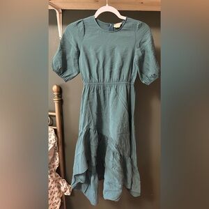 Elegant Green Women's Dress Size Girls- 10